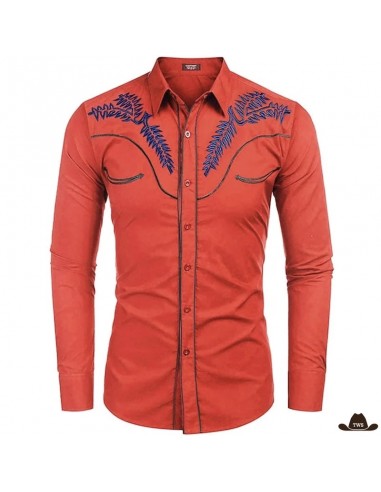 Chemise Western Brodée Homme le concept de la Pate a emporter 